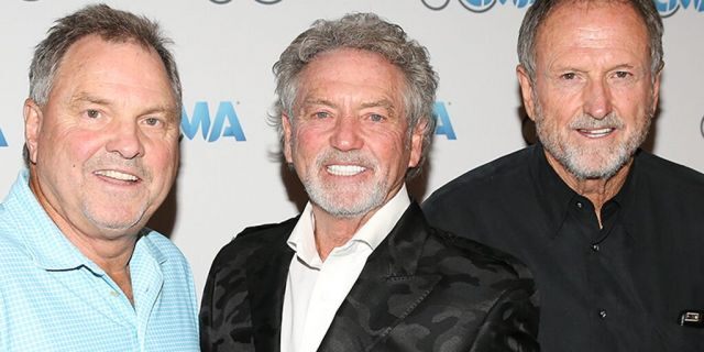 Steve Gatlin, left, Larry Gatlin and Rudy Gatlin of 'The Gatlin Brothers Band' attend the CMA's 60th Anniversary Celebration at Wildhorse Saloon on September 26, 2018, in Nashville, Tenn. (Photo by Terry Wyatt/Getty Images)