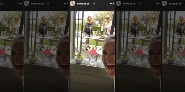 Kate Hudson enjoys drinks with her mother Goldie Hawn on her birthday.