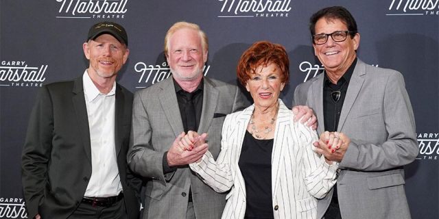 (L-R) Ron Howard, Don Most, Marion Ross and Anson Williams.