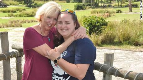 Cheryl Norton (left) and her daughter, Kelsey Kerr (right). 