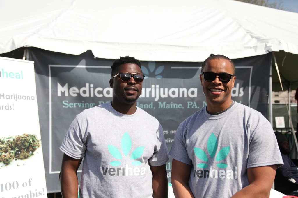 Veriheal cofounders Sam Adetunji and Josh Green