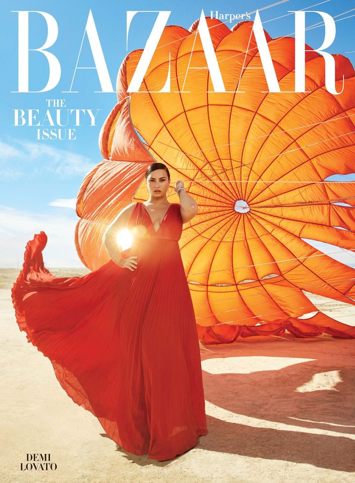 Demi Lovato covers Harper's Bazaar's May issue.&nbsp;