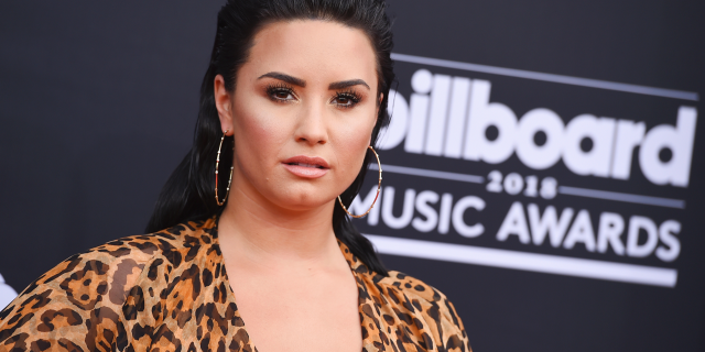 In this May 20, 2018, file photo, Demi Lovato arrives at the Billboard Music Awards at the MGM Grand Garden Arena in Las Vegas. 