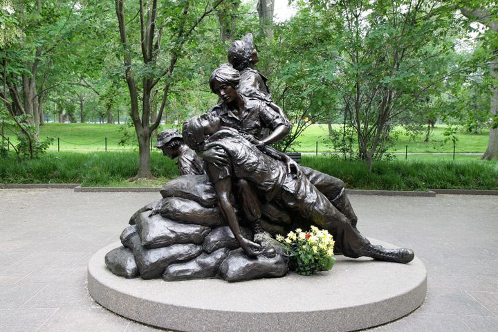 Glenna Goodacre&nbsp;created the Vietnam Women&rsquo;s Memorial, which resides on the National Mall in Washington, D.C.
