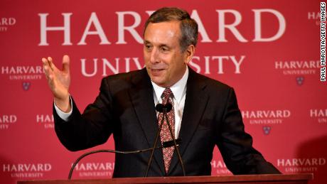 Harvard President Lawrence S. Bacow 