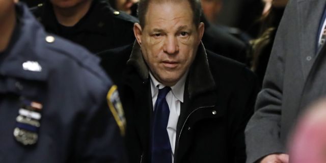 Harvey Weinstein leaves court during his rape trial, Tuesday, Jan. 21, 2020, in New York. (AP Photo/Richard Drew)