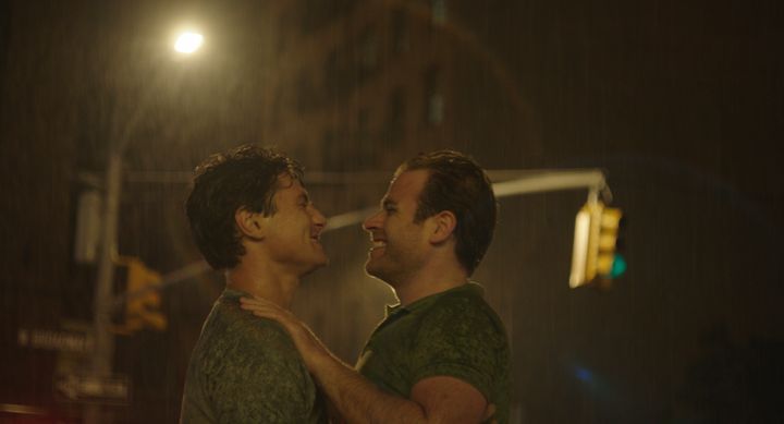 Director Mike Doyle was adamant that the film's central gay couple, Marklin (Augustus Prew) and Adam (Scott Evans), be played
