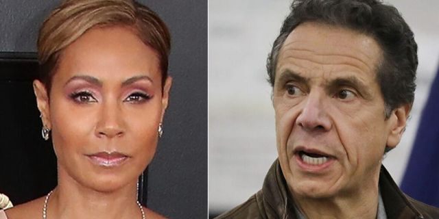 Jada Pinkett Smith and Andrew Cuomo.