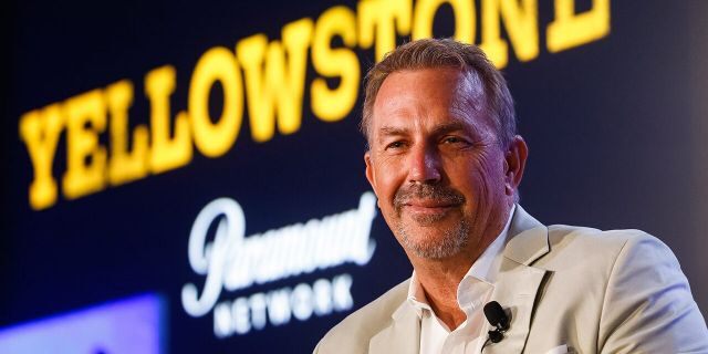 Kevin Costner attends 'A conversation with Kevin Costner from Paramount Network and Yellowstone' during the Cannes Lions Festival 2018.