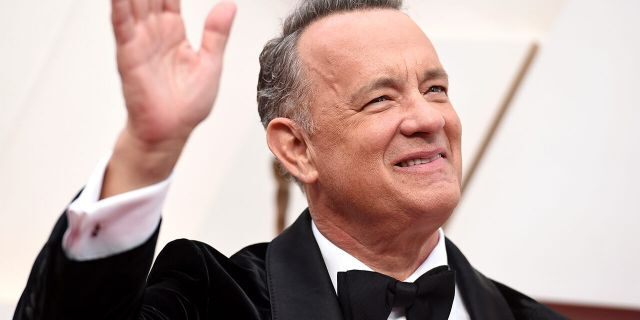 Tom Hanks arrives at the Oscars on Sunday, Feb. 9, 2020, at the Dolby Theatre in Los Angeles. (Photo by Jordan Strauss/Invision/AP)