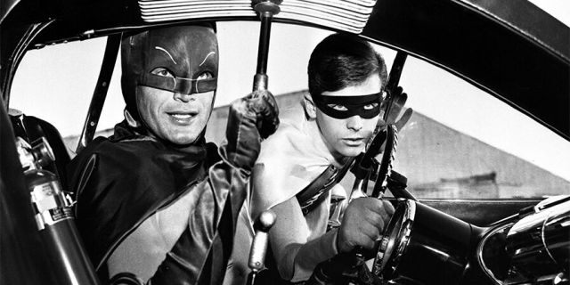 Adam West (left) and Burt Ward reigned supreme in the '60s as Batman and Robin.