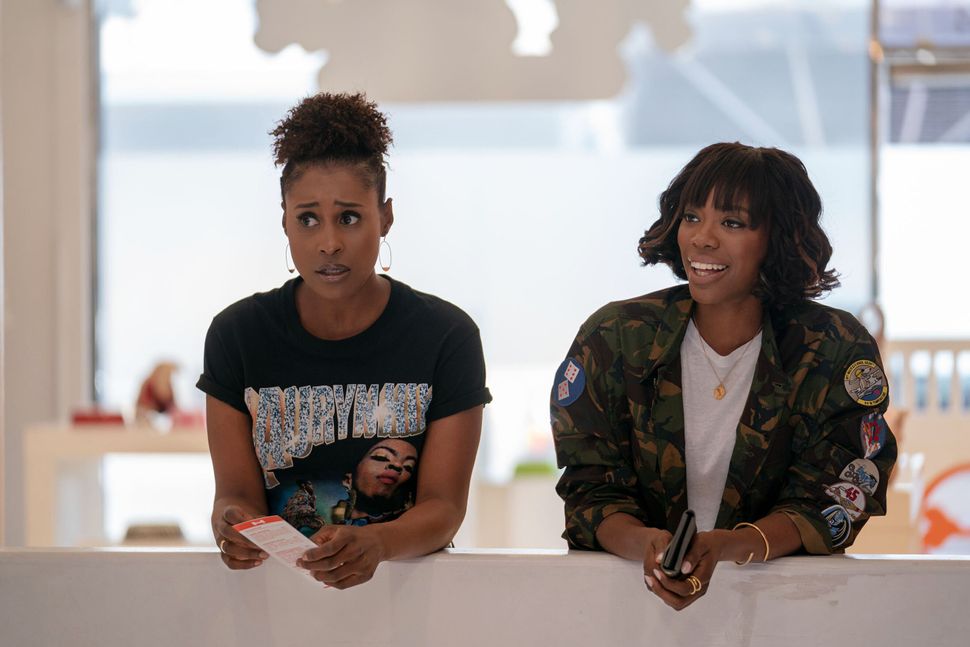 Issa Rae and Yvonne Orji in "Insecure."