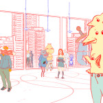 Still from the videogame Small Talk,