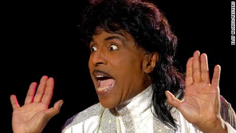 Little Richard performs in Spain in 2005.