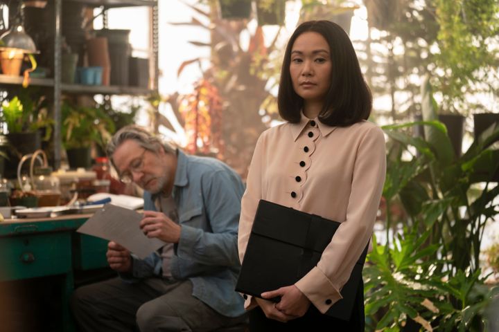 Chris Cooper and Hong Chau in "Homecoming."