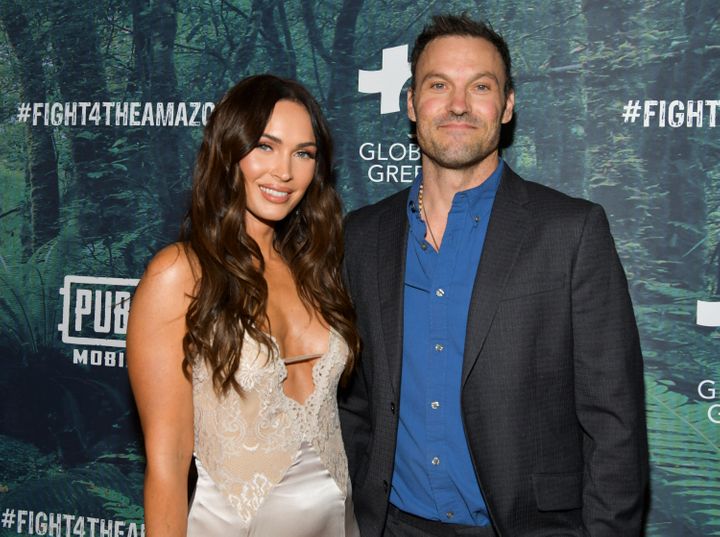 Megan Fox and Brian Austin Green attend an event together in December 2019.