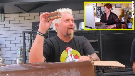 Guy Fieri appears on a special take-out episode of &quot;Diners, Drive-Ins and Dives.&quot; 