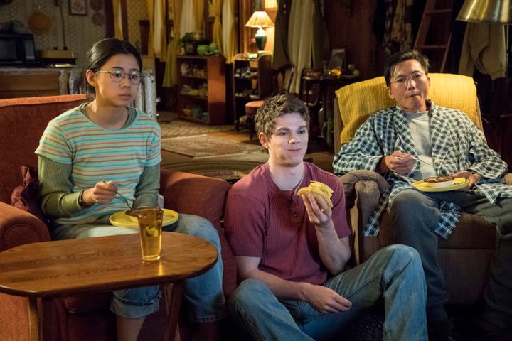 From left:&nbsp;"The Half of It" stars&nbsp;Leah Lewis, Daniel Diemer and Collin Chou. The movie hits Netflix on Friday.