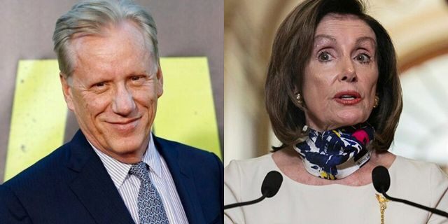James Woods fired back at Nancy Pelosi after she called Donald Trump "morbidly obese." 