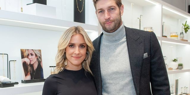 Kristin Cavallari and Jay Cutler attend the Uncommon James VIP Grand Opening at Uncommon James on October 25, 2019, in Chicago, Ill. 