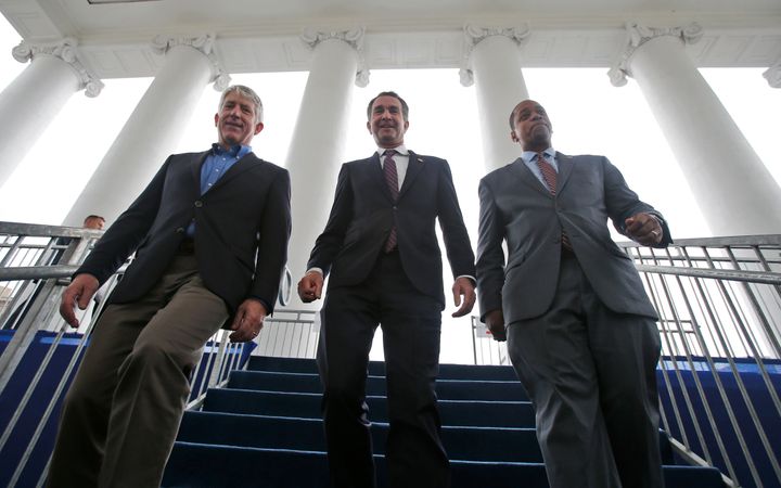 Virginia Attorney General Mark Herring (D), Gov. Ralph Northam (D) and Lt. Gov. Justin Fairfax (D) all faced scandals in 2019