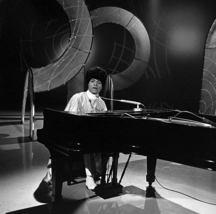 Little Richard performs on "This Is Tom Jones" TV show around 1970 in Los Angeles.