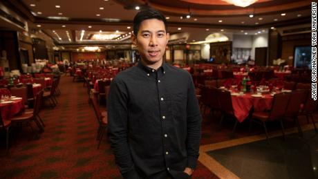 Truman Lam, manager of Jing Fong Restaurant in Manhattan&#39;s Chinatown, pictured in February. (Jorge Corona / New York University)