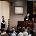 A Sotheby's auction in New York.