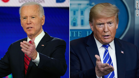 Trump and Biden clash as George Floyd&#39;s killing jolts 2020 race