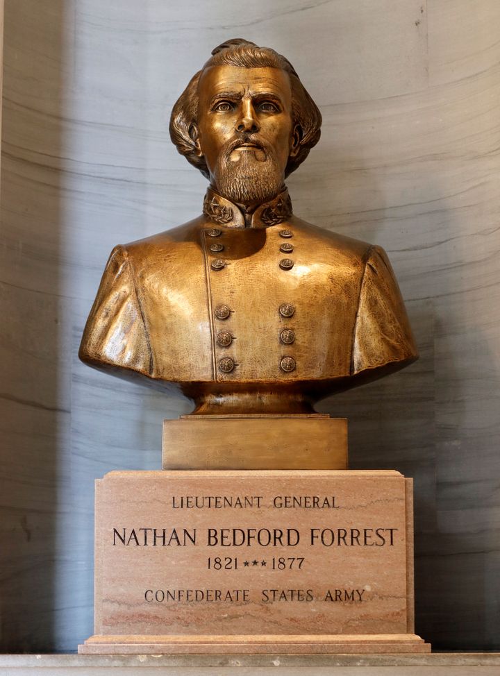 The bust has been a controversial addition to the Capitol since it was erected in 1978.