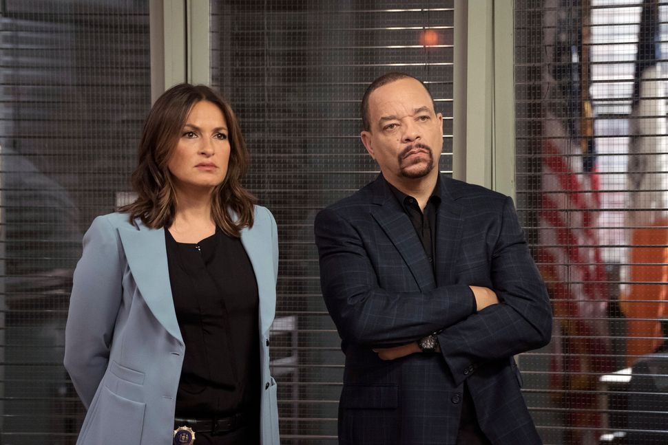 Mariska Hargitay and Ice-T in an episode of "Law &amp; Order: Special Victims Unit."