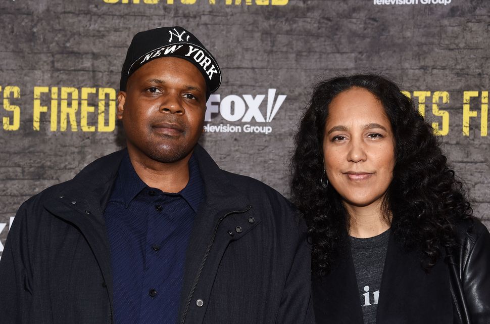 Executive producers Reggie Rock Bythewood (left) and Gina Prince-Bythewood arrive at Fox's "Shots Fired" FYC Event at the Sab