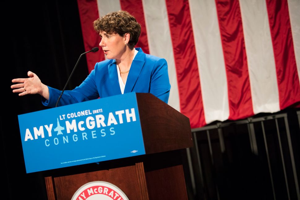 McGrath was the early pick of the Democratic establishment after she overcame a massive deficit to win a 2018 House primary a