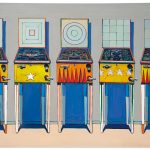 Wayne Thiebaud, 'Four Pinball Machines', 1962.