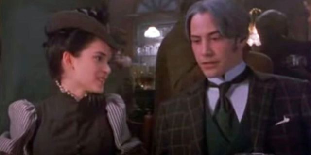 Winona Ryder and Keanu Reeves in the 1992 film 'Dracula.'