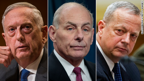 The prominent former military leaders who have criticized Trump&#39;s actions over protests