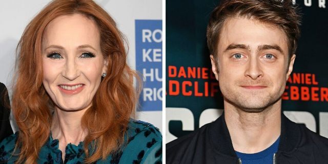 "Transgender women are women. Any statement to the contrary erases the identity and dignity of transgender people and goes against all advice given by professional health care associations who have far more expertise on this subject matter than either Jo or I," Daniel Radcliffe, right, said in response to J.K. Rowling's remarks on transgender women.