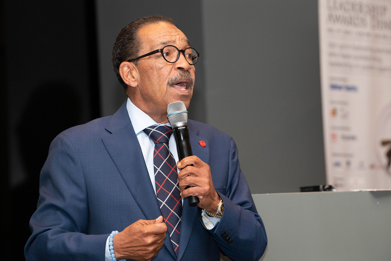 Los Angeles City Council President Herb Wesson Jr. speaks at the City Club in Los Angeles, on December 3, 2019