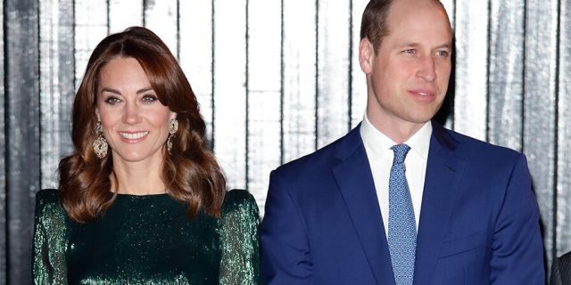 Catherine, Duchess of Cambridge and Prince William, Duke of Cambridge attend a reception hosted by the British Ambassador to Ireland.