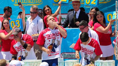 Gamblers can (legally) bet on the Nathan&#39;s Famous Hot Dog Eating Contest for the first time in the July Fourth event&#39;s history