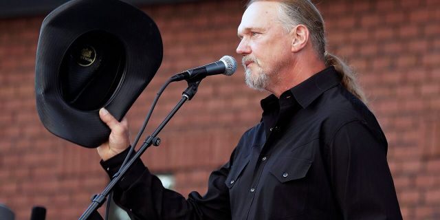 Trace Adkins was one of the many stars to pay tribute to Charlie Daniels at a memorial service in Tennessee.