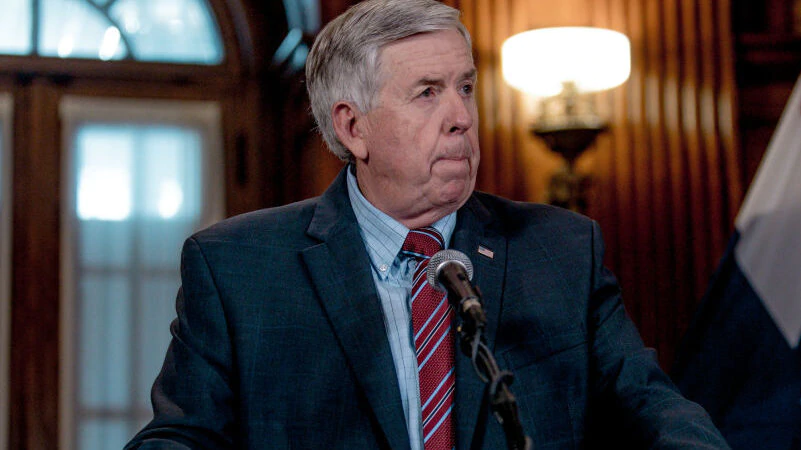 Missouri Gov. Mike Parson Holds Press Conference On Planned Parenthood License