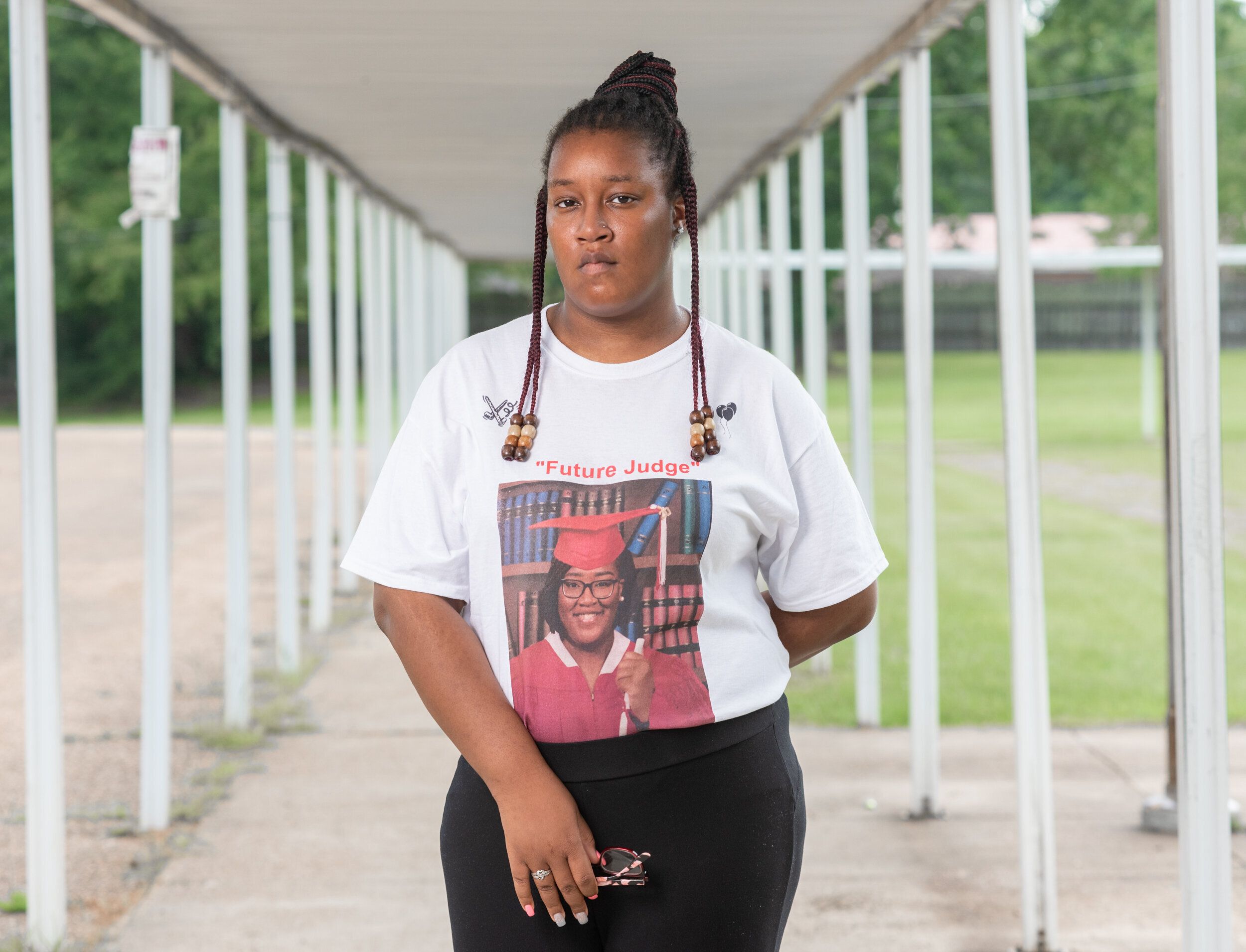 Justice Grisby, 18, a graduate of Holmes County Central High School in Lexington, Mississippi.&nbsp;
