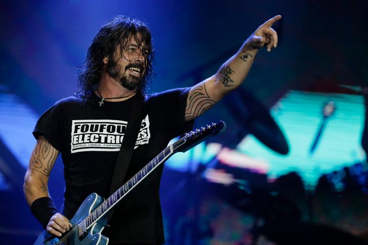Dave Grohl performs at the Rock in Rio music festival in Rio de Janeiro in September 2019.