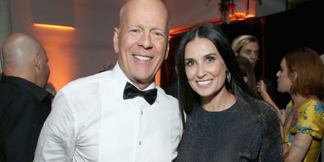 Bruce Willis and Demi Moore were married from 1987-2000 and have remained friends since their split.