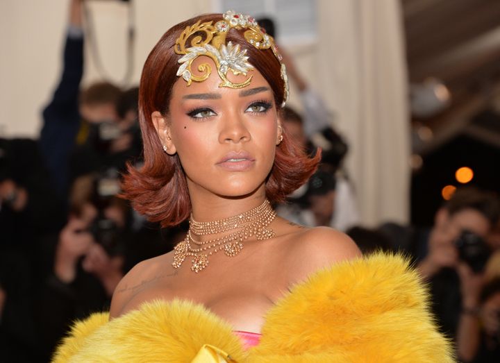 Rihanna's look at the gala was a huge hit, but she was filled with worry about it.&nbsp;"I felt like, &lsquo;I&rsquo;m doing 