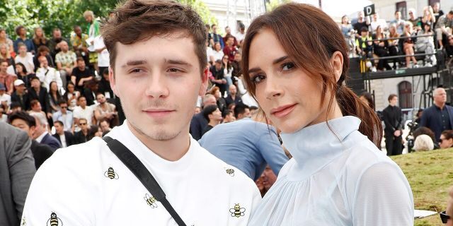 Bertrand Rindoff Petroff/Getty Imagesictoria Beckham and her son Brooklyn Beckham attend the Dior Homme Menswear Spring/Summer 2019 show as part of Paris Fashion Week on June 23, 2018 in Paris, France. 