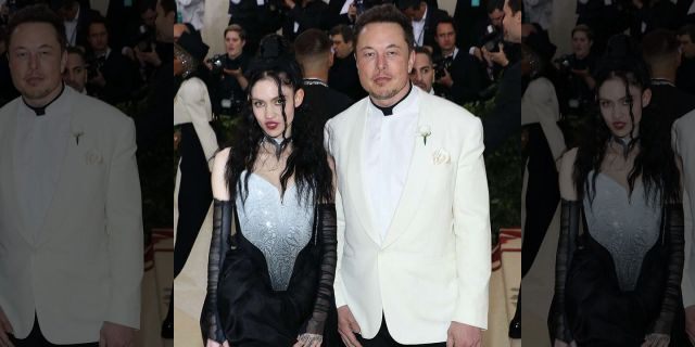 Grimes and Elon Musk attend "Heavenly Bodies: Fashion &amp; the Catholic Imagination", the 2018 Costume Institute Benefit at Metropolitan Museum of Art on May 7, 2018 in New York City.