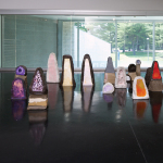 View of Erika Verzutti's installation Mineral