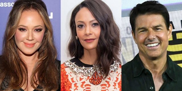 Leah Remini, left, praised Thandie Newton for recently sharing a story about a difficult day she had while filming 'Mission: Impossible 2' alongside Tom Cruise.